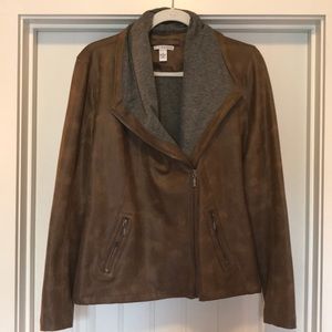 Evereve brand new Tan Moto jacket